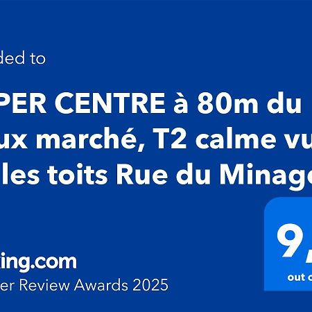 Hyper Centre A 80M Du Vieux Marche, T2 Calme Vue Sur Les Toits Rue Du Minage Apartment La Rochelle  Exterior photo